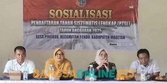 Perkuat Status Kepemilikan Tanah, Pemdes Pingkuk Magetan Sosialisasikan PTSL