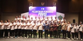 Kapolda Jatim Lantik Pengurus PBVSI Sidoarjo Masa Bhakti 2024-2028