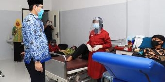 Semarakkan Hari PMI, Pemkot Pasuruan Gelar Donor Darah