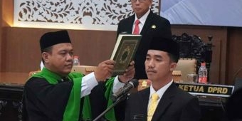 Guruh Dilantik Jadi Anggota PAW DPRD Kota Probolinggo Periode 2024-2029