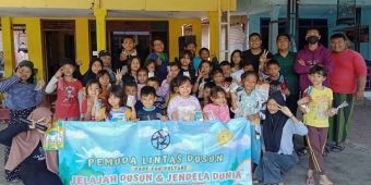 PLD Sidoarjo Gelar Jelajah Dusun dan Dunia, Ajarkan Beberapa Hal ke Anak-anak