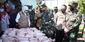 Makanan untuk Warga Terdampak Covid-19 di Gresik; Gubernur Pastikan Sudah Lewati Security Food