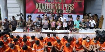 Polresta Malang Kota Ungkap 41 Kasus Kriminal saat Operasi Pekat Semeru 2025