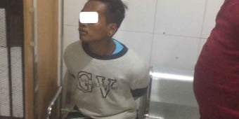 Seorang Pengamen Mabuk di Surabaya Merengek Minta Pulang Usai Ditangkap Polisi