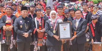 Jawa Timur Pecahkan 2 Rekor Muri di HUT ke-80, Simbol Semangat Generasi Emas
