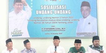 Syafiuddin Sosialisasi Perubahan Undang-Undang Tentang Jalan