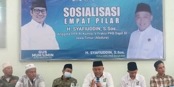 Cegah Isu Perpecahan, Syafiuddin Sosialisasikan Empat Pilar ke Pemuda di Bangkalan 
