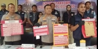 Polresta Sidoarjo Ungkap 19 Kasus Narkoba Selama Maret 2026, 25 Tersangka Diamankan