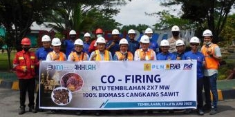 PJB Gunakan Biomassa untuk Bahan Bakar PLTU Tembilahan Riau