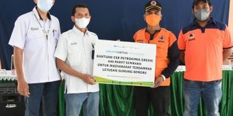 Petrokimia Gresik Salurkan 600 Paket Sembako untuk Korban Erupsi Semeru