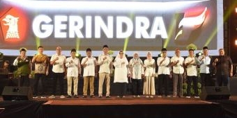 Pj Wali Kota Kediri Hadiri Malam Pagelaran Budaya Hari Jadi Gerindra ke-17