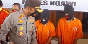 Edarkan Narkoba, Mama Muda dan Seorang Pemuda di Ngawi Diringkus Polisi