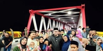 Resmi Dibuka, Bupati Kediri Ajak Masyarakat Jaga Jembatan Jongbiru