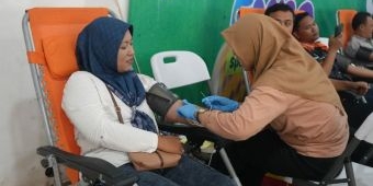 HUT ke-80 KAI, Daop 7 Madiun Ajak Masyarakat Kediri Ikuti Aksi Sosial Donor Darah
