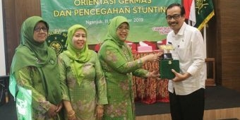 Muslimat NU Nganjuk Siap Sinergi Sukseskan Germas dan Cegah Stunting