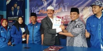 Ambil Formulir Pendaftaran Bakal Cabup, Demokrat Pamekasan Sambut Hangat RB Fattah Jasin