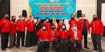 Perkumpulan Disabilitas Kabupaten Kediri Studi Banding ke Jember