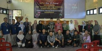 Peringati Hari Santri Nasional 2024, KPU Nganjuk Gelar Nobar Film