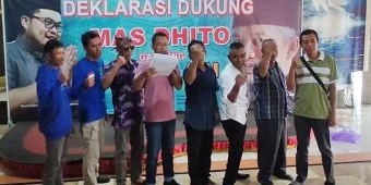 Songsong Pilkada 2024, Relawan di Kediri Deklarasi Dukung Mas Dhito-Dokter Ari