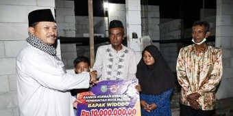 Wali Kota Madiun Beri Bantuan pada Warga yang Rumahnya Habis Terbakar