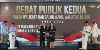 KPU Kota Blitar Minta Maaf, Ada Kesalahan Data Dalam Debat, Berikut Klarifikasinya