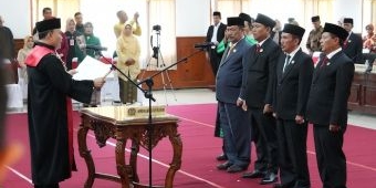 Resmi Dilantik, 4 Pimpinan DPRD Kediri Periode 2024-2029 Segera Susun RAPBD 2025