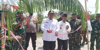 Serah Terima Hasil TMMD ke-114, Bupati Ngawi Apresiasi TNI