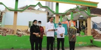 Kunker ke Malang, Presiden Jokowi Tinjau Penanganan Dampak Bencana Gempa Bumi