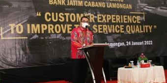 Tingkatkan Kualitas Layanan, Bank Jatim Cabang Lamongan Gelar Customer Gathering