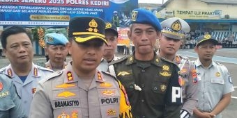 Polres Kediri Gelar Operasi Zebra Semeru 2025 Selama 14 Hari