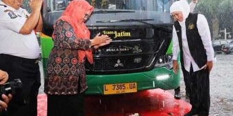 Bus Transjatim Koridor I Gresik-Surabaya-Sidoarjo Tambah 10 Armada, Khofifah: Karena Load Factor