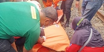 Diduga Linglung, Warga Kediri Tewas Tertabrak KA Ambarawa di Dupak Surabaya, Korban Terlempar 5 Km