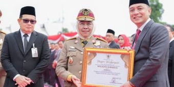Gubernur Khofifah Pimpin Apel Bulan K3 Nasional, Dorong Terapkan Profesional, Andal dan Kolaboratif