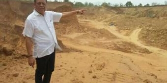 DPRD Tuban Temukan Tambang Pasir Ilegal Seluas 5 Hektare di Sukolilo, Bancar