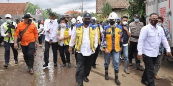 Menteri PUPR Tinjau Penanganan Banjir Bandang di Kota Batu