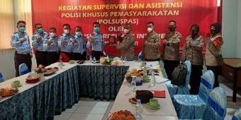 Tingkatkan Kemampuan Petugas, ​Korbinmas Polri Supervisi ke Lapas Kelas I Surabaya