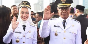 Resmi Dilantik, Vinanda dan Gus Qowim Siap Wujudkan Kota Kediri MAPAN