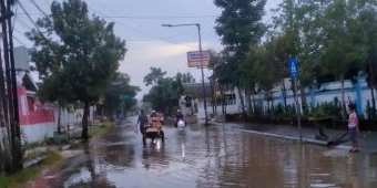 BPBD Sampang Sebut Genangan Air di Sejumlah Ruas Jalan Berangsur Surut