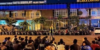 Polisi Amankan 73 Motor dari Aksi Balap Liar saat Sahur di Tuban