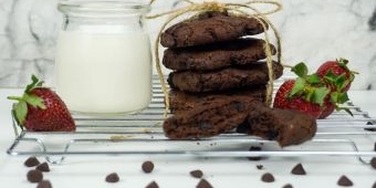 Resep Fudgy Brownie Cookies Cokelat Lumer