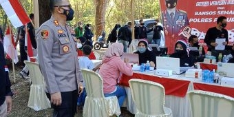 Polres Pasuruan Siapkan Enam Gerai, 3.000 Dosis Vaksin Ludes Dalam Sekejap