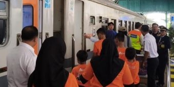 Peringati HAN 2025, KAI Daop 7 Madiun Edukasi dan Ajak Anak Disabilitas Naik KA Gratis ke Kediri