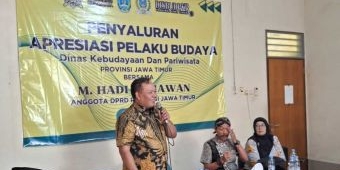 Anggota DPRD Jatim ini Salurkan Apresiasi untuk 20 Pelaku Budaya di Kediri