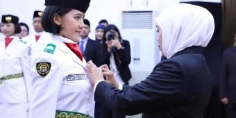 ​Gubernur Jawa Timur Kukuhkan 76 Anggota Paskibraka Provinsi