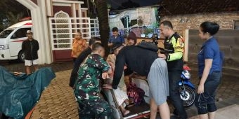 Polres Mojokerto Kota Evakuasi 15 Warga Terdampak Banjir