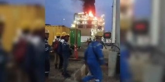 Pabrik Asam Sulfat Smelter PT Freeport di Gresik Terbakar, Sejumlah Ledakan Terdengar