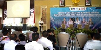 Diskominfo Pamekasan dan Dewan Pers Gelar Workshop Literasi Media, Pj Bupati: Kami Tidak Antikritik