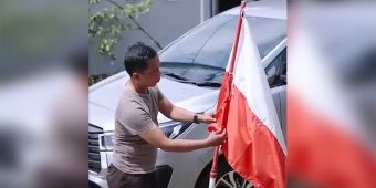 Saking Semangatnya, Bendera Merah-Putih di Pasuruan Terbalik Jadi Putih-Merah