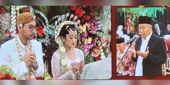 Kiai Asep Pimpin Doa Akad Nikah Putri Sekda Pemprov Jatim di Jakarta