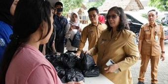 Pj Wali Kota Kediri Tinjau Pelaksanaan OPM Jelang Nataru